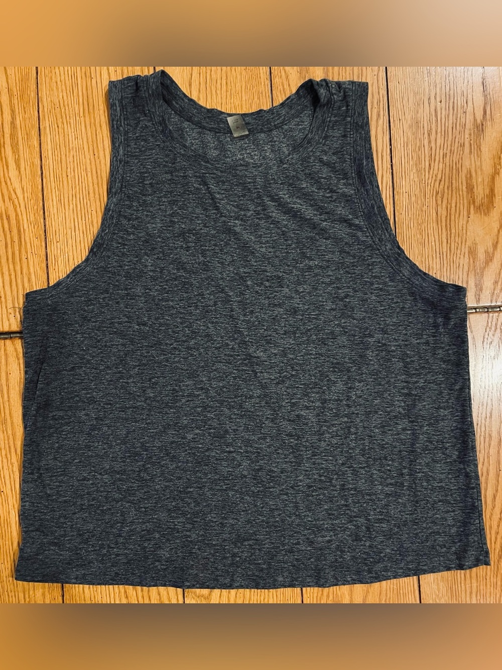 Beyond Yoga Tank Top, medium, grey/black, ?Featherweight Rebalance